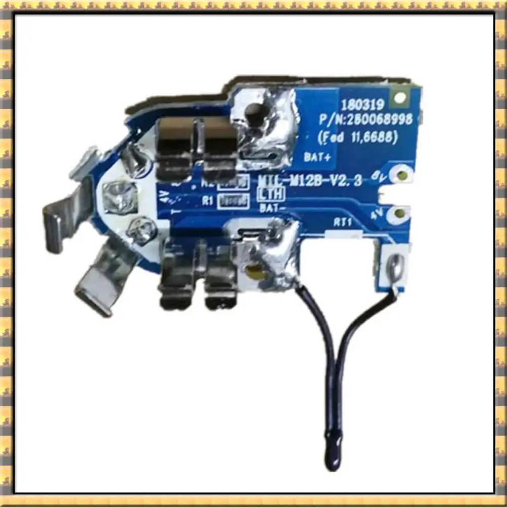 AT03 Top M12 Li- Battery Plastic Case Protection Circuit Board For 12V 48-11-2411 18650 Li- Battery