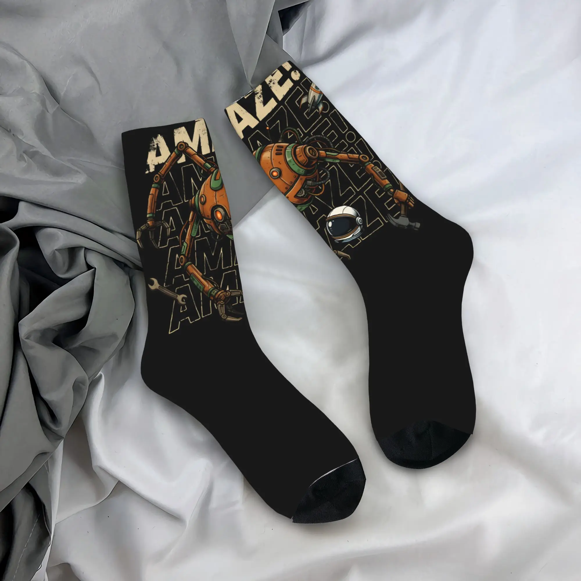 Amaze Robot Project Hail Mary Sci Fi Space Socks Men's Women's Socks Hip Hop Spring Summer Autumn Winter Middle Tube Socks Gift
Amaze Robot Project Hail Mary Sci Fi Space Socks Men's Women's Socks Hip Hop Spring Summer Autumn Winter Middle Tube Socks Gift