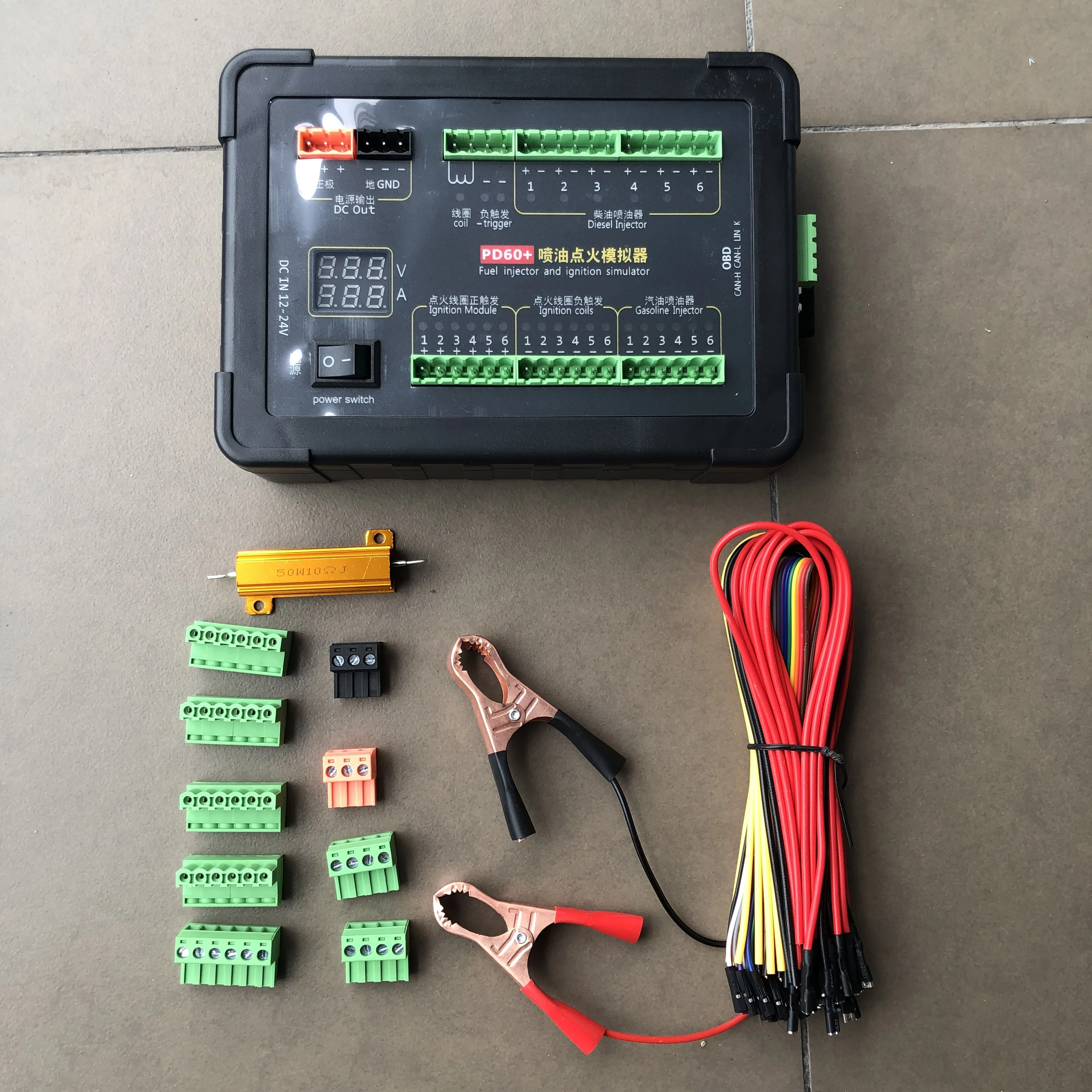 PD60 Fuel Injection & Ignition Simulator ECU Maintenance Platform Car Vehicle Computer Testing Equipment
PD60 Fuel Injection & Ignition Simulator ECU Maintenance Platform Car Vehicle Computer Testing Equipment