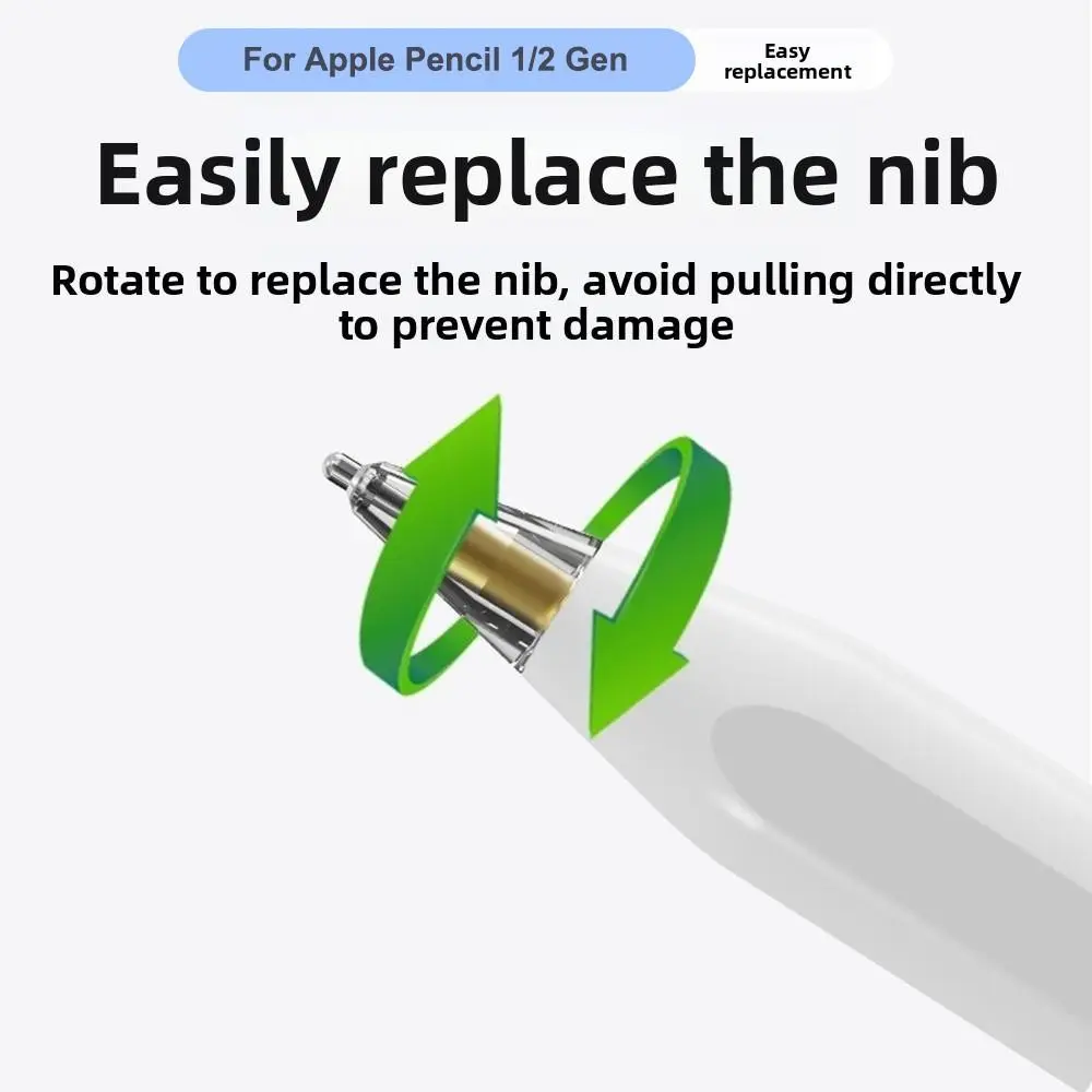 Replaceable Pencil Tips Anti-scratch Shockproof Replacement Tips Portable 2B 4.0 3.5 2.0 Tablets Pen Nibs for Pencil 1 2
Replaceable Pencil Tips Anti-scratch Shockproof Replacement Tips Portable 2B 4.0 3.5 2.0 Tablets Pen Nibs for Pencil 1 2