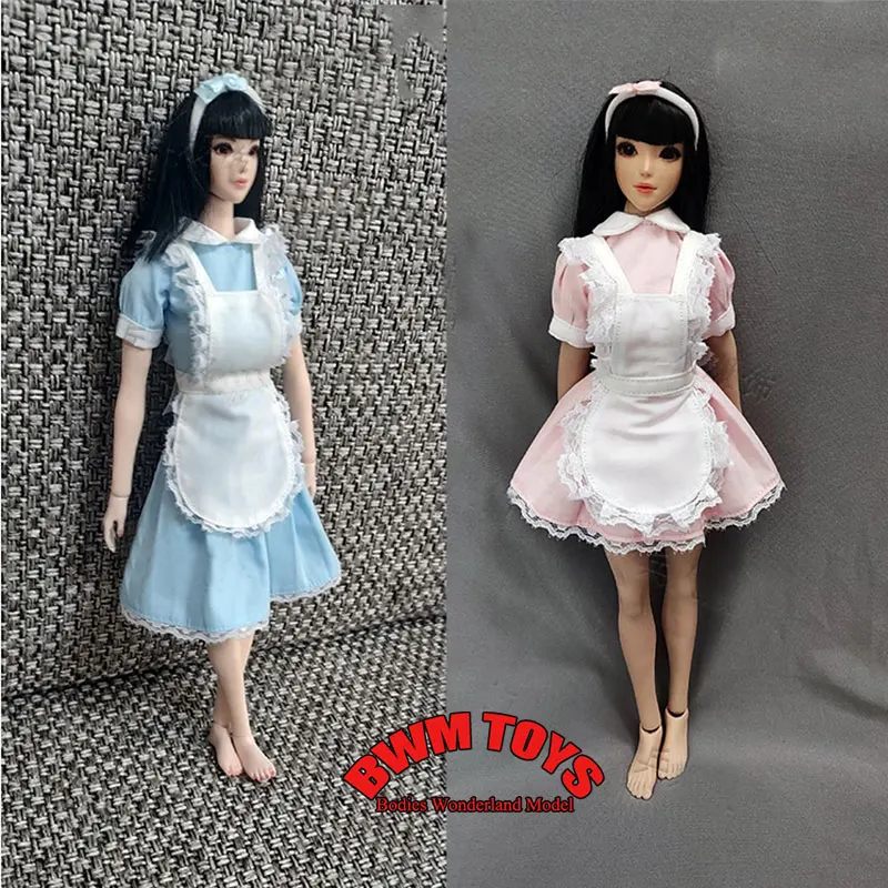 In Stock 1/6 Scale Female Soldier Cosplay Maid Costume Outfit Anime Bow Maid Dress Clothes For 12inch Action Figure Doll
In Stock 1/6 Scale Female Soldier Cosplay Maid Costume Outfit Anime Bow Maid Dress Clothes For 12inch Action Figure Doll
