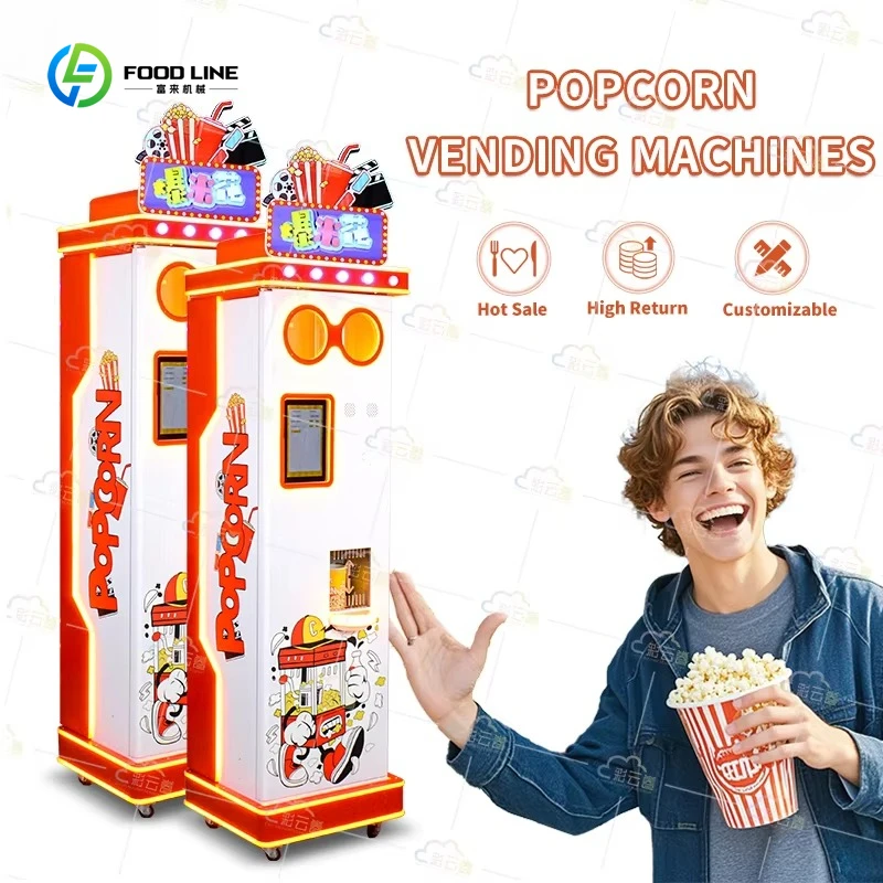 Self Vending Popcorn Machine Customize Factory Vending Machine for Popcorn
Self Vending Popcorn Machine Customize Factory Vending Machine for Popcorn