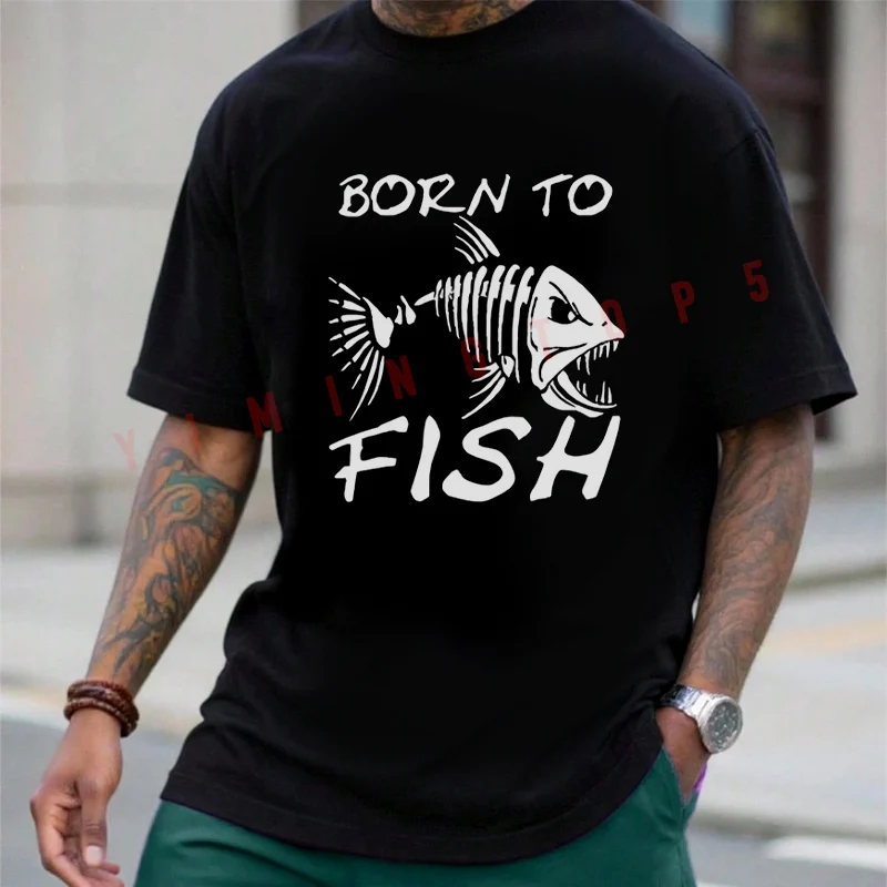 Born To Fish Funny Graphic Motorcycle T-Shirt Motorrad Fans New Fashion Summer Cotton Men Short Sleeve O-Neck Tee
Born To Fish Funny Graphic Motorcycle T-Shirt Motorrad Fans New Fashion Summer Cotton Men Short Sleeve O-Neck Tee