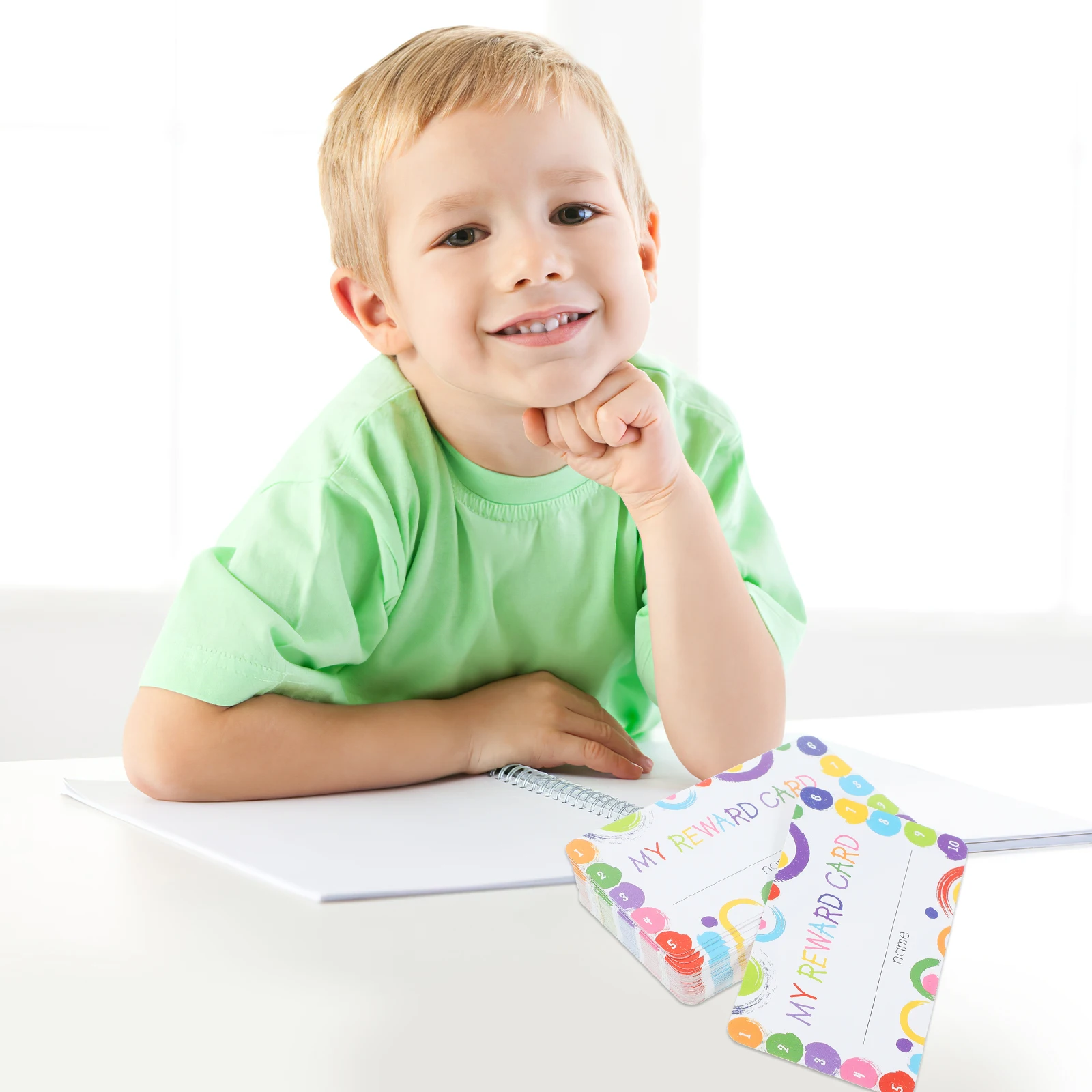 100 Sheets 5x9cm Reward Cards Punch Classroom Teaching Multifunctional Cartoon Loyalty Stickers Student Teacher Awards
100 Sheets 5x9cm Reward Cards Punch Classroom Teaching Multifunctional Cartoon Loyalty Stickers Student Teacher Awards