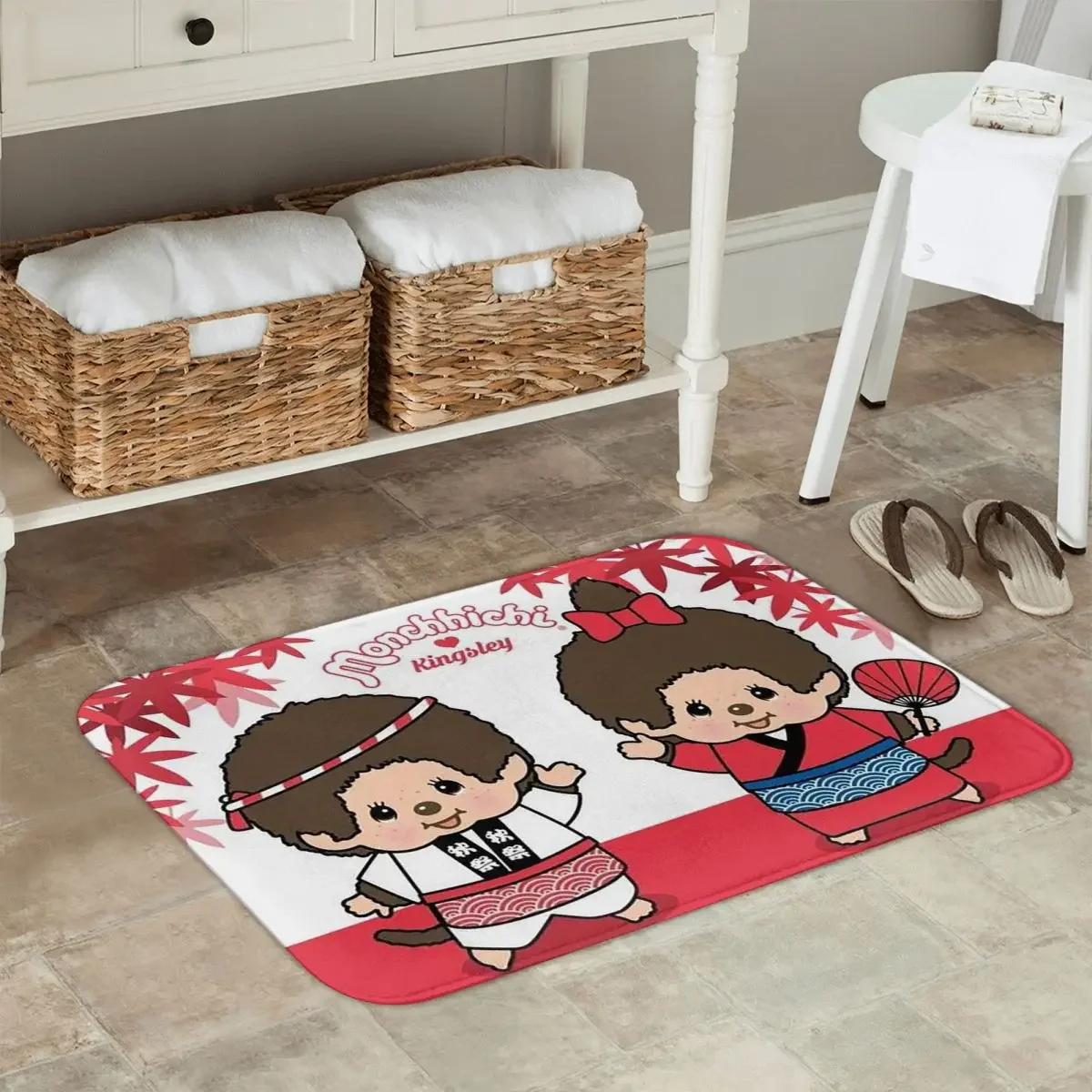 Коврик для входа в дом с изображением аниме M-Monchhichi, кухонный коврик, противоскользящий ковер для спальни, коврик для ног
Коврик для входа в дом с изображением аниме M-Monchhichi, кухонный коврик, противоскользящий ковер для спальни, коврик для ног