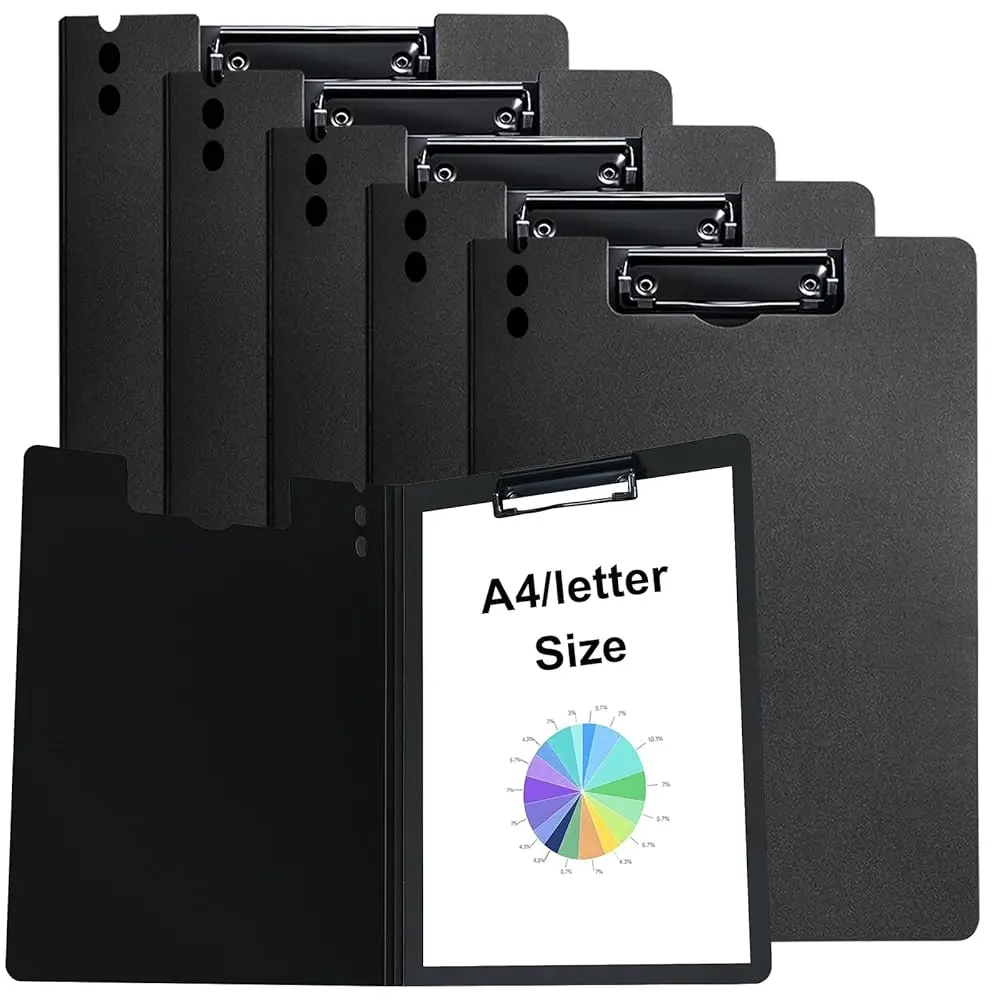 A4 Foldable Clipboard with Binders 5 Pack, 360° Cover Flip Clipboard, Plastic Privacy File Folder with Storage for Nursing,
A4 Foldable Clipboard with Binders 5 Pack, 360° Cover Flip Clipboard, Plastic Privacy File Folder with Storage for Nursing,