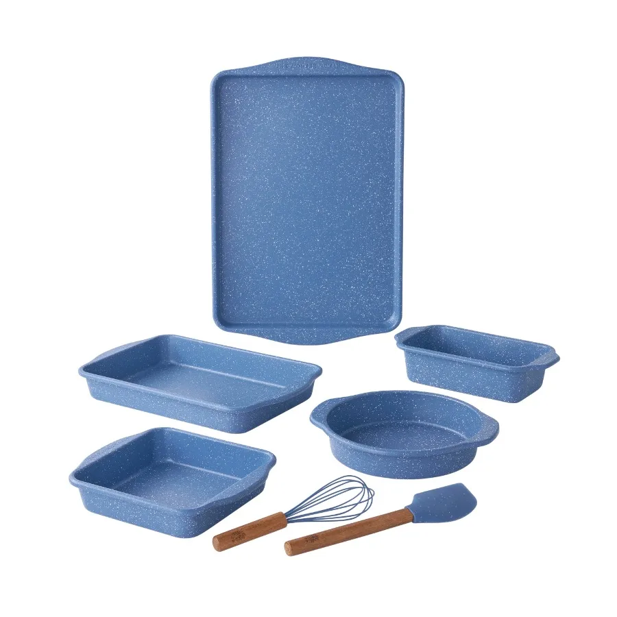 7-Piece Nonstick Bakeware Set for Effortless Baking and Easy Cleanup Perfect for Cakes Cookies and More
7-Piece Nonstick Bakeware Set for Effortless Baking and Easy Cleanup Perfect for Cakes Cookies and More