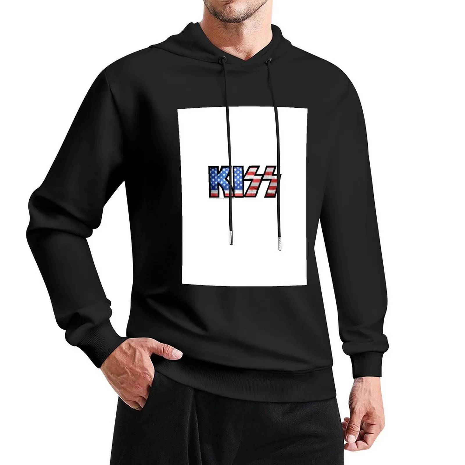 KISS Logo - American Flag Pullover Hoodie korean style clothes men's autumn clothes clothes for men men hoodie
KISS Logo - American Flag Pullover Hoodie korean style clothes men's autumn clothes clothes for men men hoodie