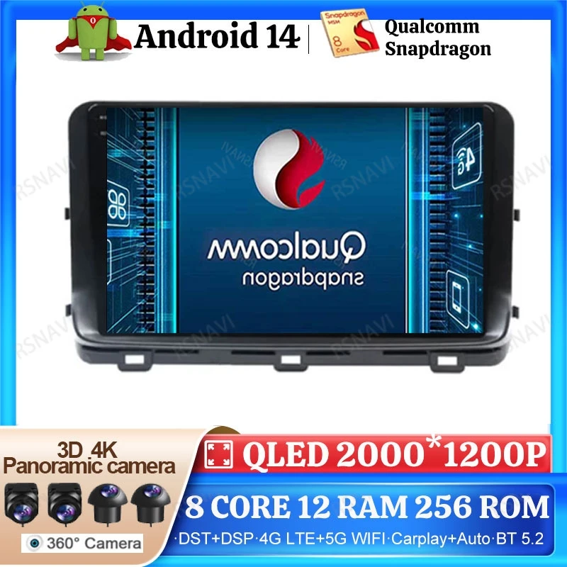 Android 14 Car Radio For Kia Ceed 3 CD 2018 - 2022 Multimedia 5G WIFI Viedo Player GPS Head Unit Navigation Stereo DSP 2 DIN BT
Android 14 Car Radio For Kia Ceed 3 CD 2018 - 2022 Multimedia 5G WIFI Viedo Player GPS Head Unit Navigation Stereo DSP 2 DIN BT