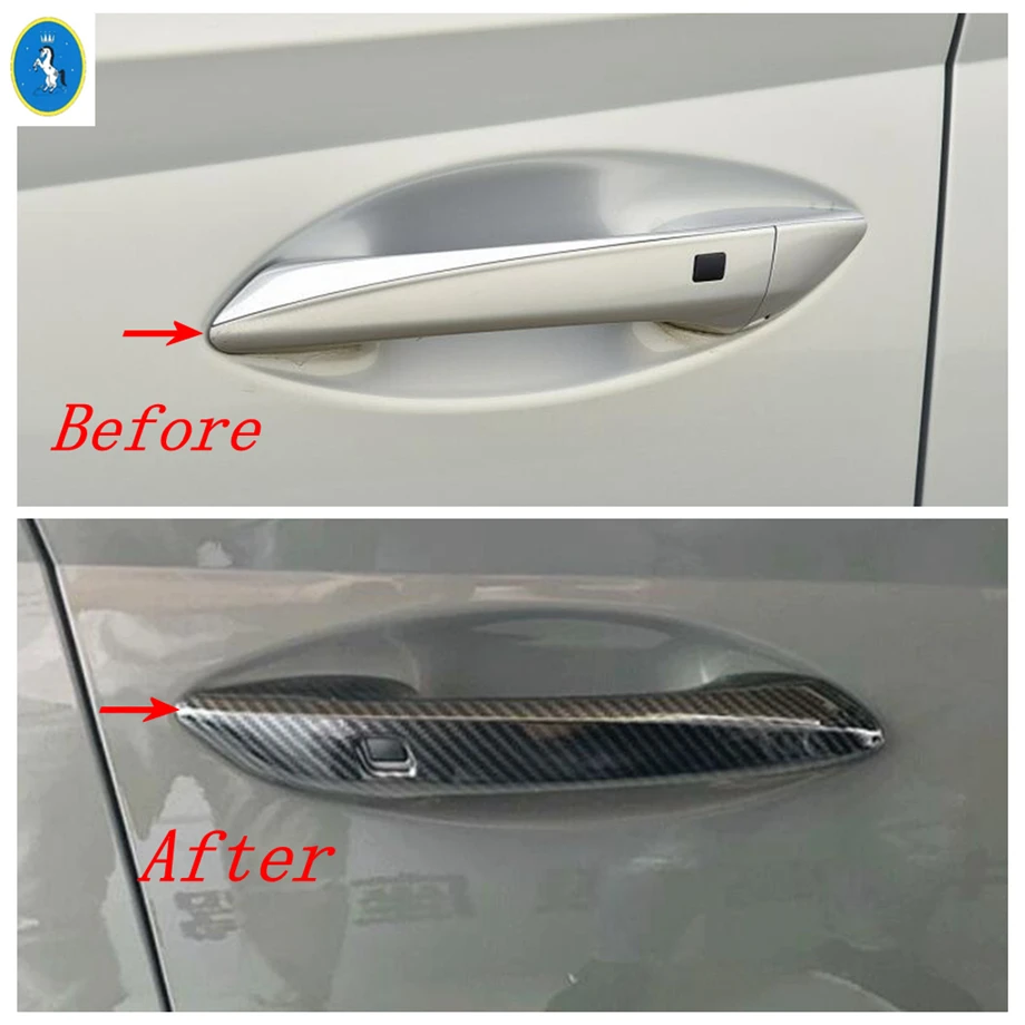 Side Door Handle Catch Decor Cap Cover Trim For Hyundai Sonata 10th 2020 - 2023 Car Exterior Accessories Parts / Carbon Fiber
Side Door Handle Catch Decor Cap Cover Trim For Hyundai Sonata 10th 2020 - 2023 Car Exterior Accessories Parts / Carbon Fiber