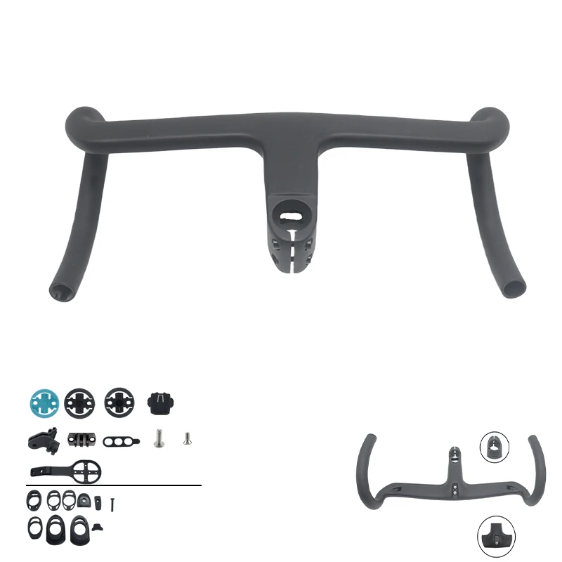 Black Matte Road Bicycle Handlebar Parts,Carbon Fiber Road Handlebar ,DIAMETER 28.6mm Integrated Cockpit Full Internal Cables
Black Matte Road Bicycle Handlebar Parts,Carbon Fiber Road Handlebar ,DIAMETER 28.6mm Integrated Cockpit Full Internal Cables