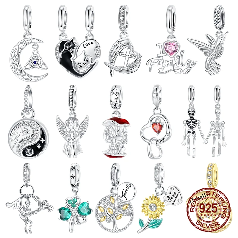 Fit 925 Original Bracelets Zircon Skeleton Angel Celtic Knot Trinity Knot 925 Silver Charms Beads DIY Birthday Jewelry Gift
Fit 925 Original Bracelets Zircon Skeleton Angel Celtic Knot Trinity Knot 925 Silver Charms Beads DIY Birthday Jewelry Gift