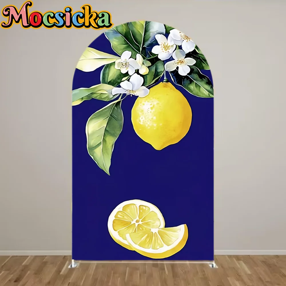 Mocsicka Arch Cover U Shape Lemon Fruit Backdrop Photography Blue Yellow Summer Background for Kids Birthday Party Decor
Mocsicka Arch Cover U Shape Lemon Fruit Backdrop Photography Blue Yellow Summer Background for Kids Birthday Party Decor
