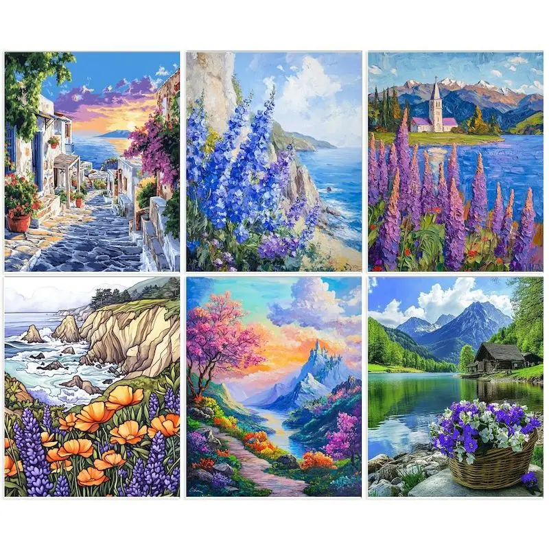 GATYZTORY Acrylic Diy Painting By Numbers Landsape On Canvas Acrylic Paint Coloring By Numbers Flowers Draw Art Painting Decor
GATYZTORY Acrylic Diy Painting By Numbers Landsape On Canvas Acrylic Paint Coloring By Numbers Flowers Draw Art Painting Decor