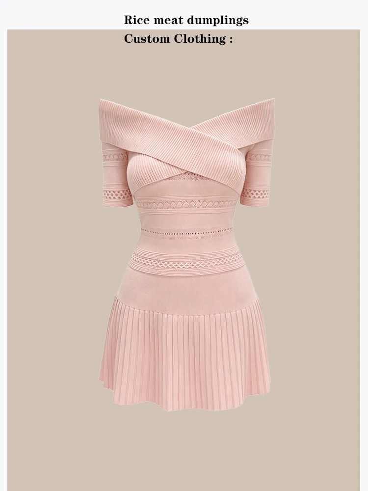 Peach Blossom Knitted Cross Strap Top And Pleated Short Skirt Set High Waist Slim Fit Two Piece Suit Summer Fashion Women's E...
Peach Blossom Knitted Cross Strap Top And Pleated Short Skirt Set High Waist Slim Fit Two Piece Suit Summer Fashion Women's E...