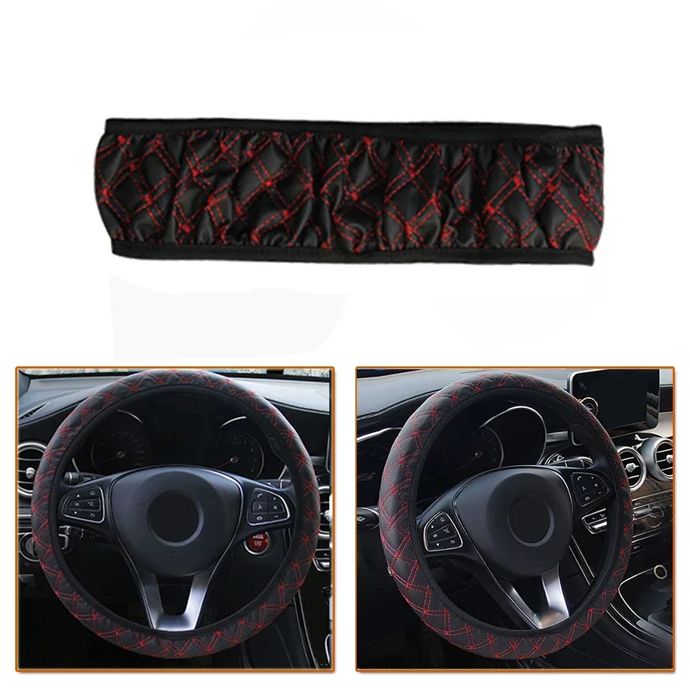 New Arrival High Quality Car Steering Wheel Cover PU Leather 38cm Non-Slip Protection Cover Be Used In All Seasons
New Arrival High Quality Car Steering Wheel Cover PU Leather 38cm Non-Slip Protection Cover Be Used In All Seasons