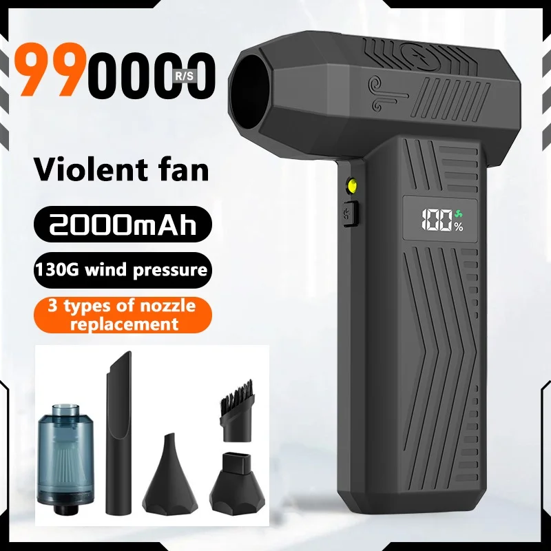 Air Blower Super Powerful 990000RPM Handheld Compressed Air Duster Electricity Consumption Display Air Vacuum Blower For Car
Air Blower Super Powerful 990000RPM Handheld Compressed Air Duster Electricity Consumption Display Air Vacuum Blower For Car
