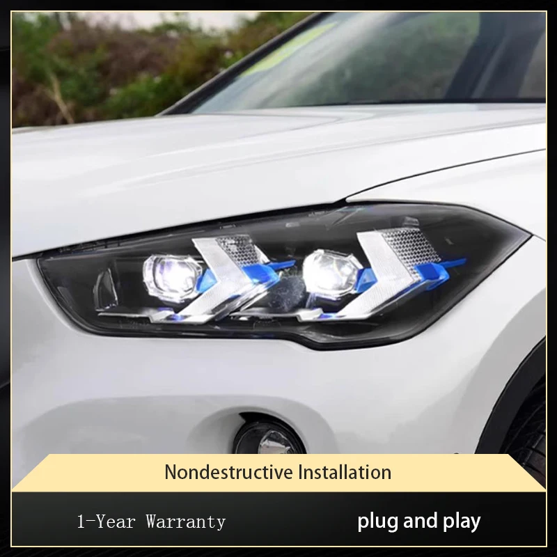 Headlight Styling FOR BMW X1 F48 F49 2016-2019 Front Projector Lens DRL Head Lamp LED Bulbs Car Stuff Auto Mobile Accessory
Headlight Styling FOR BMW X1 F48 F49 2016-2019 Front Projector Lens DRL Head Lamp LED Bulbs Car Stuff Auto Mobile Accessory