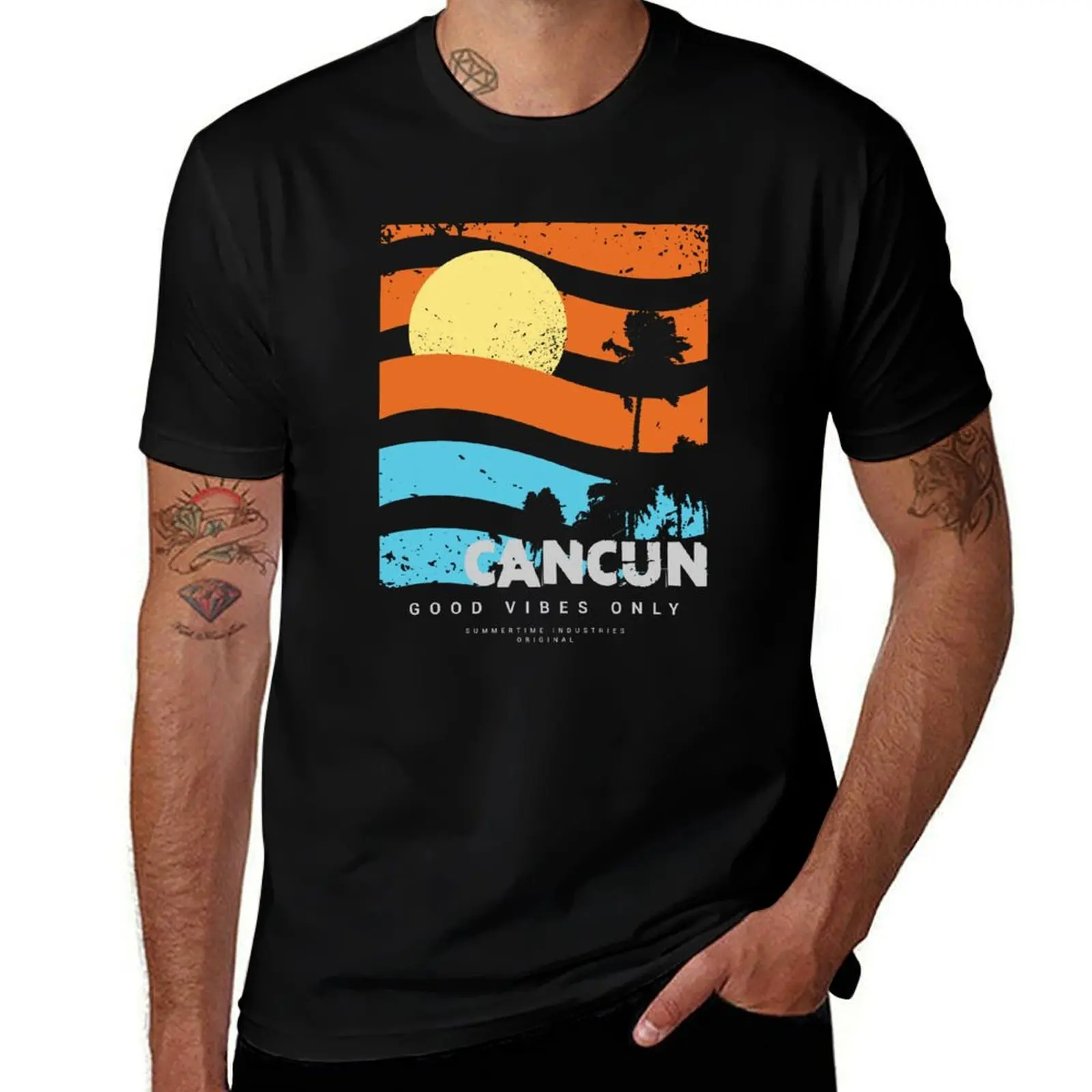 Cancun vibe T-Shirt korean fashion cute tops sweat man t shirt tshirts for men
Cancun vibe T-Shirt korean fashion cute tops sweat man t shirt tshirts for men