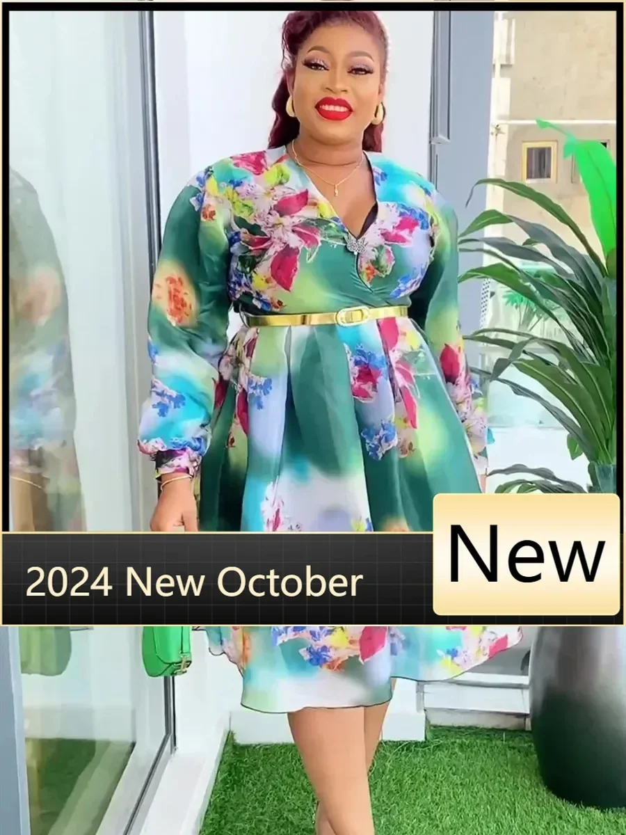 Elegant African Dresses for Women 2024 New Spring Print Africa Clothing Plus Size Evening Party Dress Dashiki Ankara Outfit Robe
Elegant African Dresses for Women 2024 New Spring Print Africa Clothing Plus Size Evening Party Dress Dashiki Ankara Outfit Robe