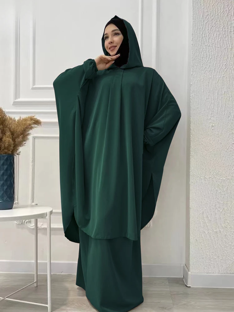2025 2 Piece Set Muslim Women Hijab Dress Prayer Garment Abaya Long Khimar Ramadan Arab Gown Abayas Sets Islamic Clothes Robe
2025 2 Piece Set Muslim Women Hijab Dress Prayer Garment Abaya Long Khimar Ramadan Arab Gown Abayas Sets Islamic Clothes Robe