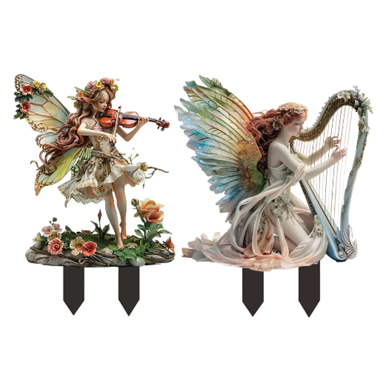 Fairy Landscape Garden Stake 2D Outdoor Elegant Pathway Patio Acrylic Decorative Ornament Flower Pot Decoration Yard Art Decor
Fairy Landscape Garden Stake 2D Outdoor Elegant Pathway Patio Acrylic Decorative Ornament Flower Pot Decoration Yard Art Decor