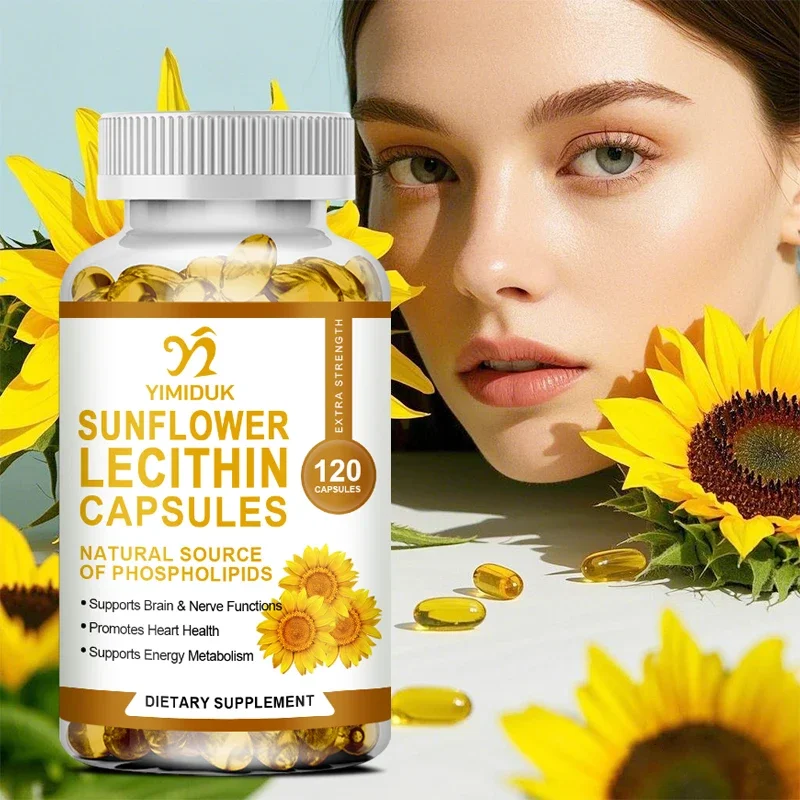 Sunflower Lecithin Capsules Product Promote Cardiovascular Protect The Liver Support Breast Relieve Anxiety, Memory, Skin
Sunflower Lecithin Capsules Product Promote Cardiovascular Protect The Liver Support Breast Relieve Anxiety, Memory, Skin