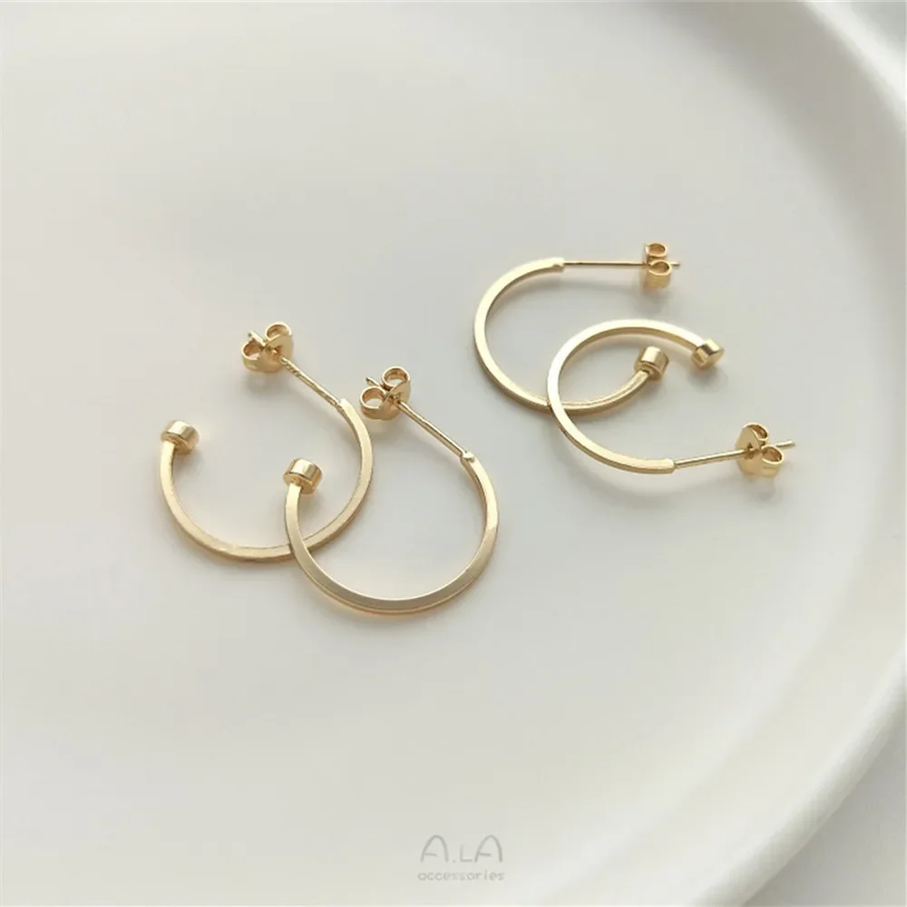 Серьги в форме буквы «С», серебро 925 пробы, 14 к
Серьги в форме буквы «С», серебро 925 пробы, 14 к