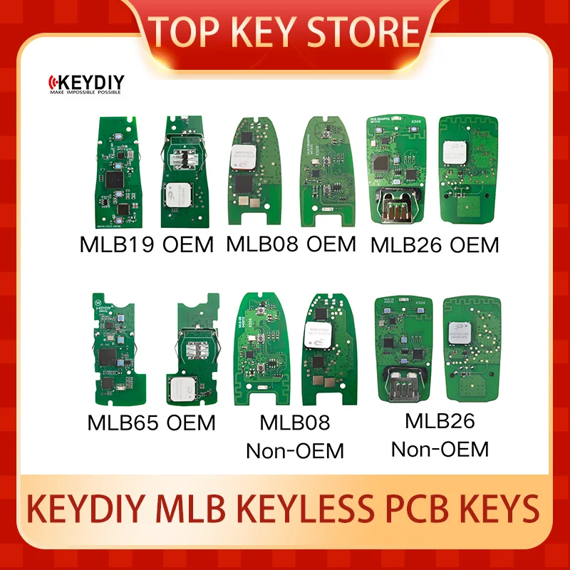 KeyDiy MLB Smart Key PCB MLB08 OEM MLB08 Non-OEM MLB19 OEM MLB26 OEM MLB26 Non-OEM MLB65 OEM MLB system key program KDX4
KeyDiy MLB Smart Key PCB MLB08 OEM MLB08 Non-OEM MLB19 OEM MLB26 OEM MLB26 Non-OEM MLB65 OEM MLB system key program KDX4