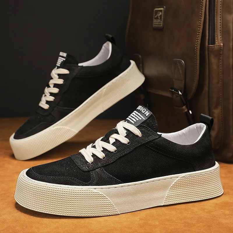 Classics Brand Mens Board Shoes Spring Platform Breathable Casual Shoes Trend Lace Up Street Skateboarding Shoes Tenis Masculino
Classics Brand Mens Board Shoes Spring Platform Breathable Casual Shoes Trend Lace Up Street Skateboarding Shoes Tenis Masculino
