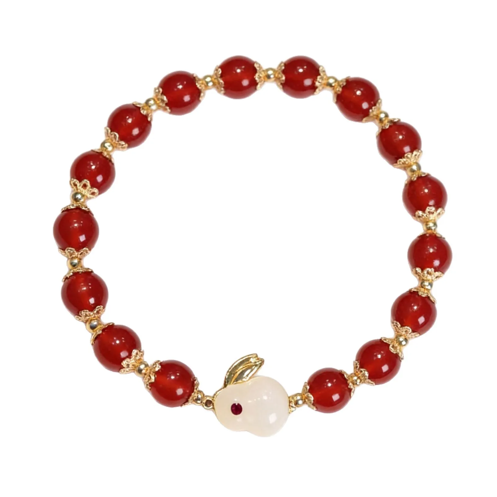 Red Agate Chinese Zodiac Rabbit Beaded Bracelet for Women Elegant Delicate Buddhist Prayer Bead Bracelet Gifts
Red Agate Chinese Zodiac Rabbit Beaded Bracelet for Women Elegant Delicate Buddhist Prayer Bead Bracelet Gifts