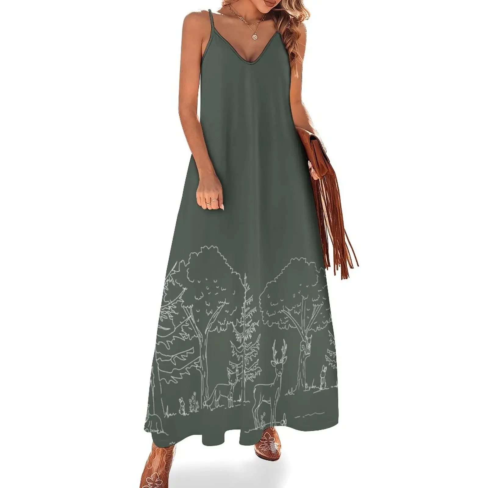 Woodland animals white Sleeveless Dress prom dress summer dress women 2025 Dresses gala
Woodland animals white Sleeveless Dress prom dress summer dress women 2025 Dresses gala
