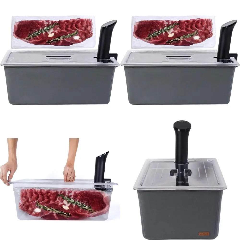 Большой контейнер для су-вид объемом 26 кварт с термоизолированной крышкой для различных моделей мультиварок
Большой контейнер для су-вид объемом 26 кварт с термоизолированной крышкой для различных моделей мультиварок