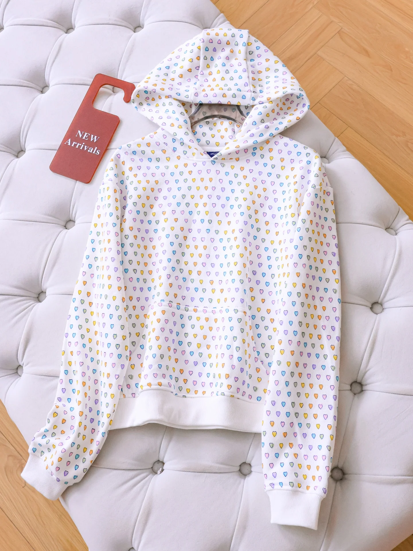 Loose Long Sleeve Women's Hoodie Heart Print Casual Versatile Spring New Style Breathable Cotton Sweatshirt
Loose Long Sleeve Women's Hoodie Heart Print Casual Versatile Spring New Style Breathable Cotton Sweatshirt