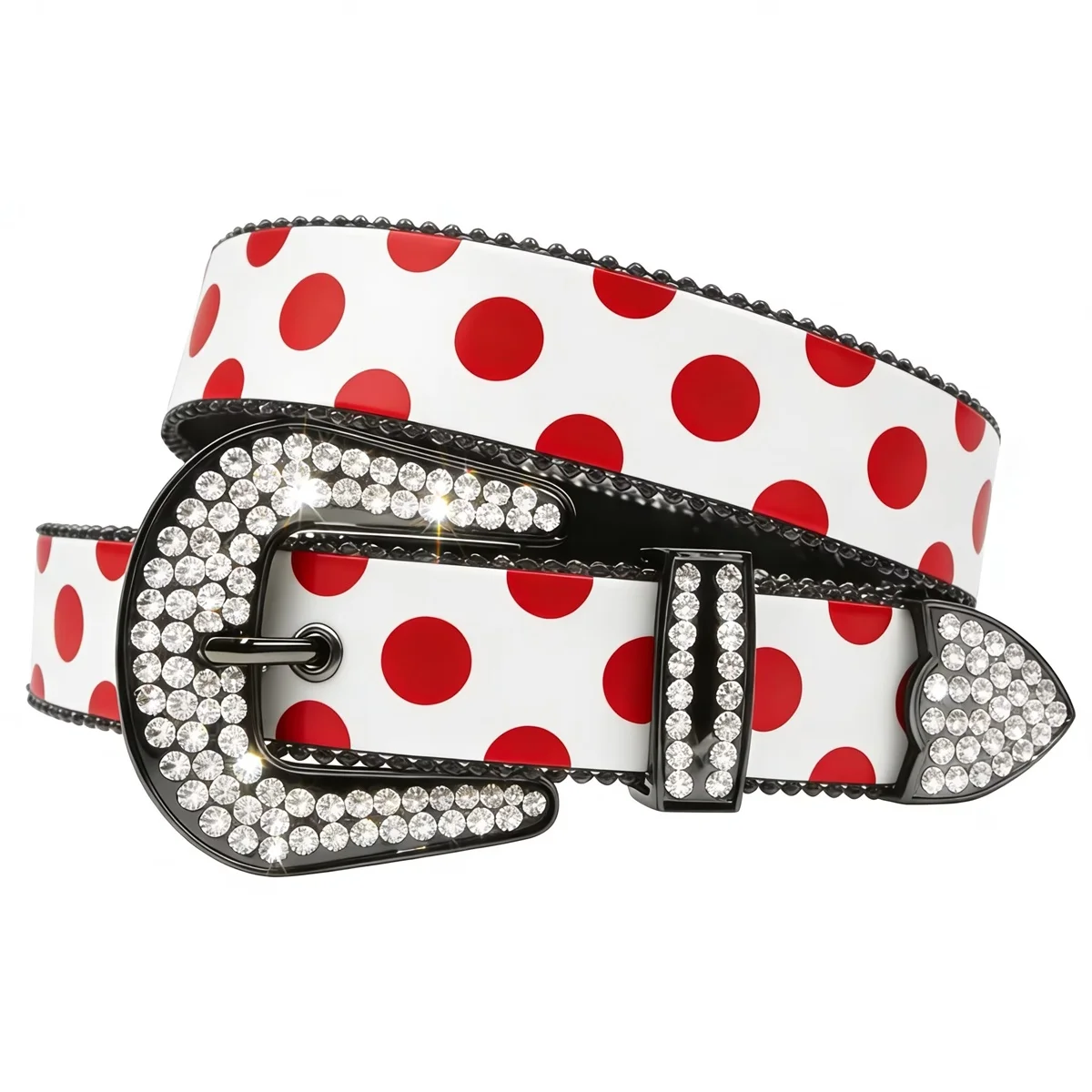 Red Polka Dot Print Rhinestone Waist Belt Y2K Vintage Waist Strap Unisex Fashion Accessory for Men Women Daily Casual Outfits
Red Polka Dot Print Rhinestone Waist Belt Y2K Vintage Waist Strap Unisex Fashion Accessory for Men Women Daily Casual Outfits