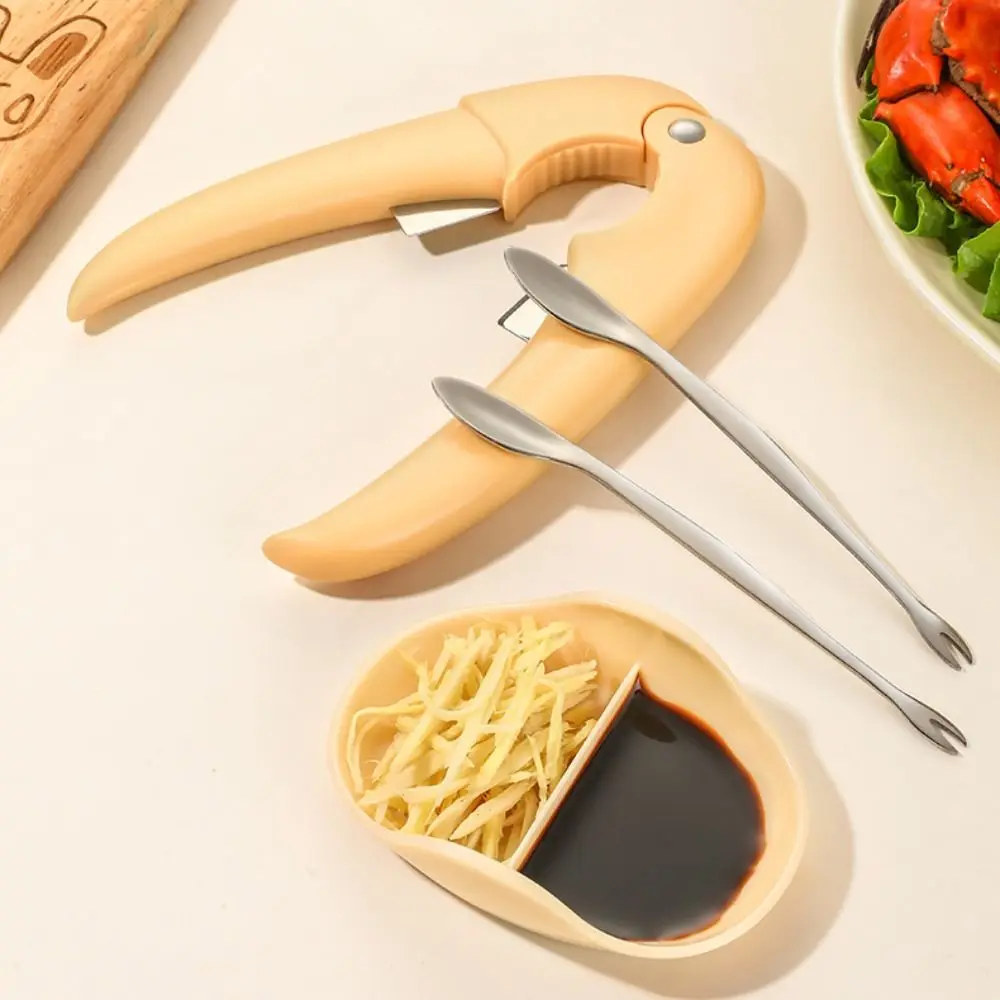 4Pcs/Set Effort-saving Crab Sheller Professional Stainless Steel Crab Cracker Set with Tray Lobster Claws Picking Fork Set
4Pcs/Set Effort-saving Crab Sheller Professional Stainless Steel Crab Cracker Set with Tray Lobster Claws Picking Fork Set