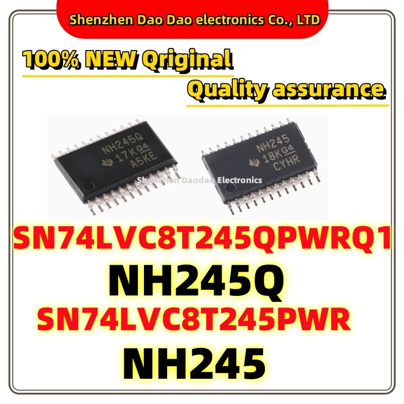 10 SN74LVC8T245QPWRQ1 NH245Q SN74LVC8T245PWR NH245 TSOP-24 dual power bus transceiver chip IC New original
10 SN74LVC8T245QPWRQ1 NH245Q SN74LVC8T245PWR NH245 TSOP-24 dual power bus transceiver chip IC New original