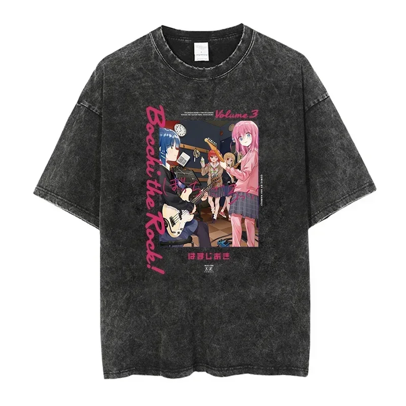 Japanese Anime Gotoh Hitori Print Vintage Washed Tshirt Harajuku Streetwear Graphic T-Shirt Summer Short Sleeve 2025 Tshirt
Japanese Anime Gotoh Hitori Print Vintage Washed Tshirt Harajuku Streetwear Graphic T-Shirt Summer Short Sleeve 2025 Tshirt