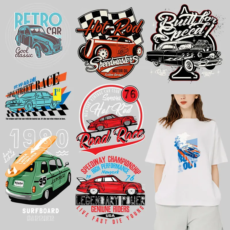 Street Race Car DIY Appliques Iron-on Transfers Thermal Transfers Decals Patch on Jackets bags socks pillow clothes
Street Race Car DIY Appliques Iron-on Transfers Thermal Transfers Decals Patch on Jackets bags socks pillow clothes