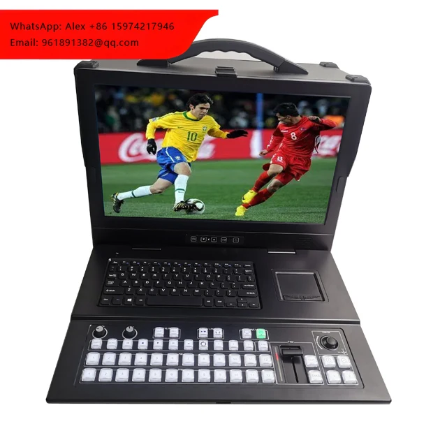 Pro YouTube Live Stream Video Studio Mixer Switcher 17.3" 1080p LCD Screen Aluminum For IP Audio Input Broadcast Equipment
Pro YouTube Live Stream Video Studio Mixer Switcher 17.3" 1080p LCD Screen Aluminum For IP Audio Input Broadcast Equipment