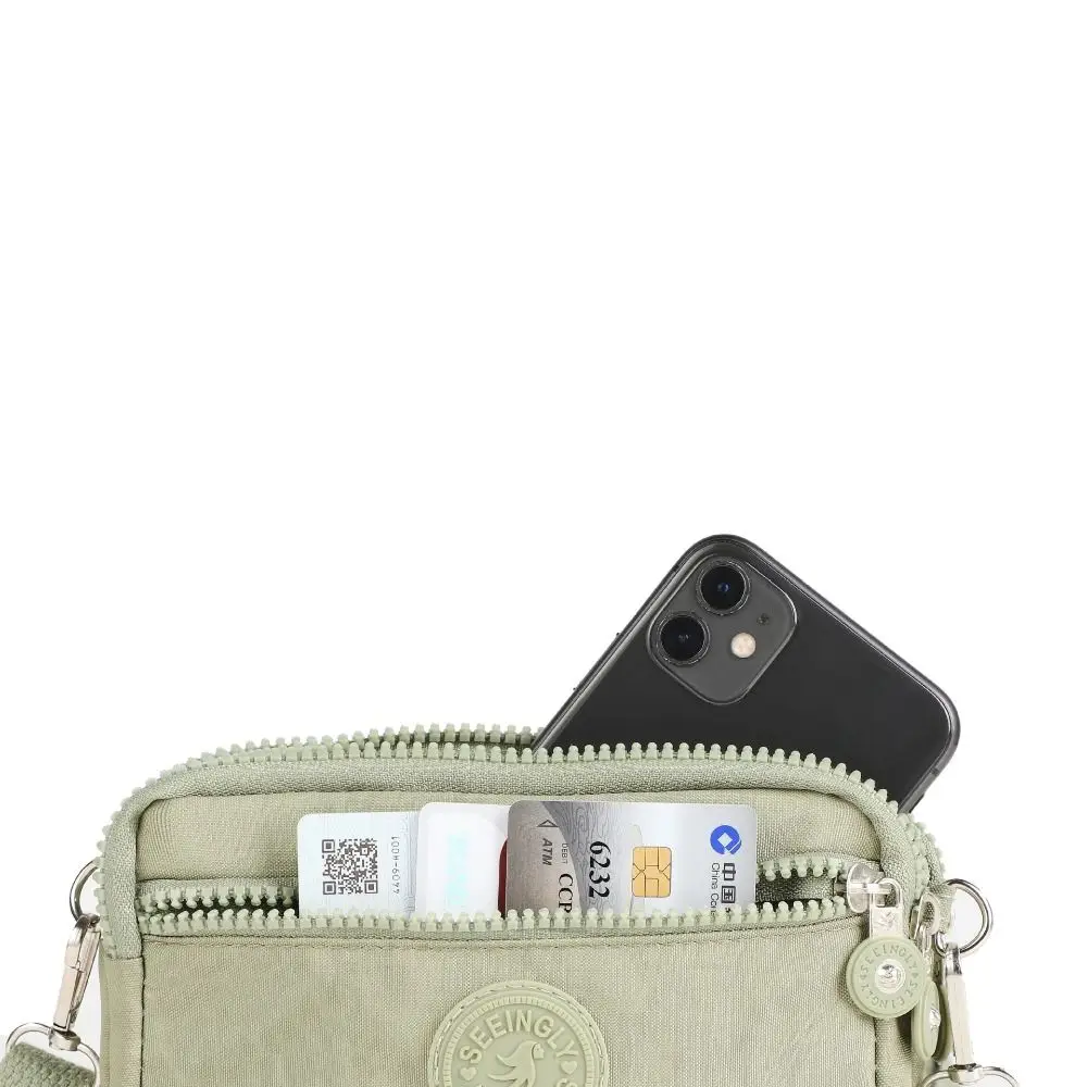 Double-layer Zipper Crossbody Bag Nylon Niche Design Shoulder Bag Korean Style Solid Color Small Phone Bag Grocery Handbags
Double-layer Zipper Crossbody Bag Nylon Niche Design Shoulder Bag Korean Style Solid Color Small Phone Bag Grocery Handbags
