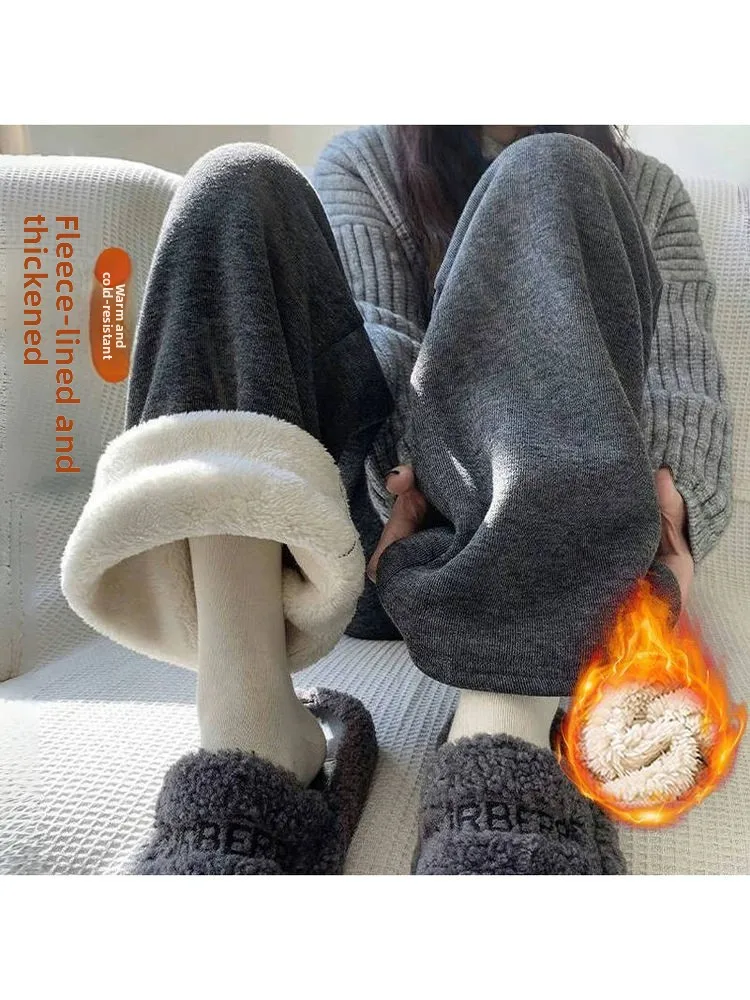 Брюки-палаццо больших размеров из утолщенного флиса с высокой талией и эластичным поясом, осенне-зимние, повседневные, свободного кроя
Брюки-палаццо больших размеров из утолщенного флиса с высокой талией и эластичным поясом, осенне-зимние, повседневные, свободного кроя