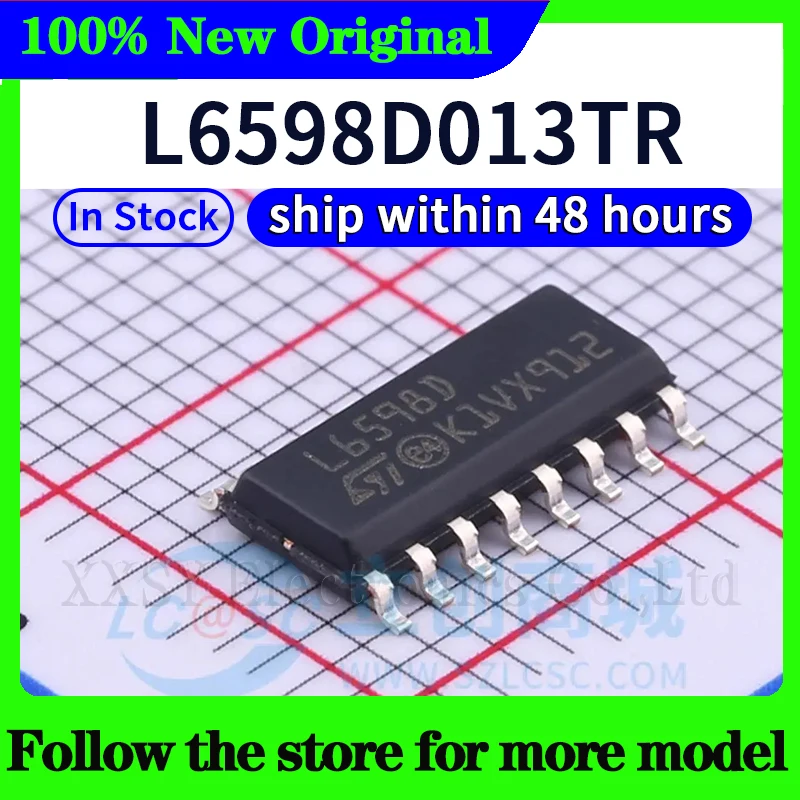 L6598D L6598D013TR In stock 48 hours ship
L6598D L6598D013TR In stock 48 hours ship