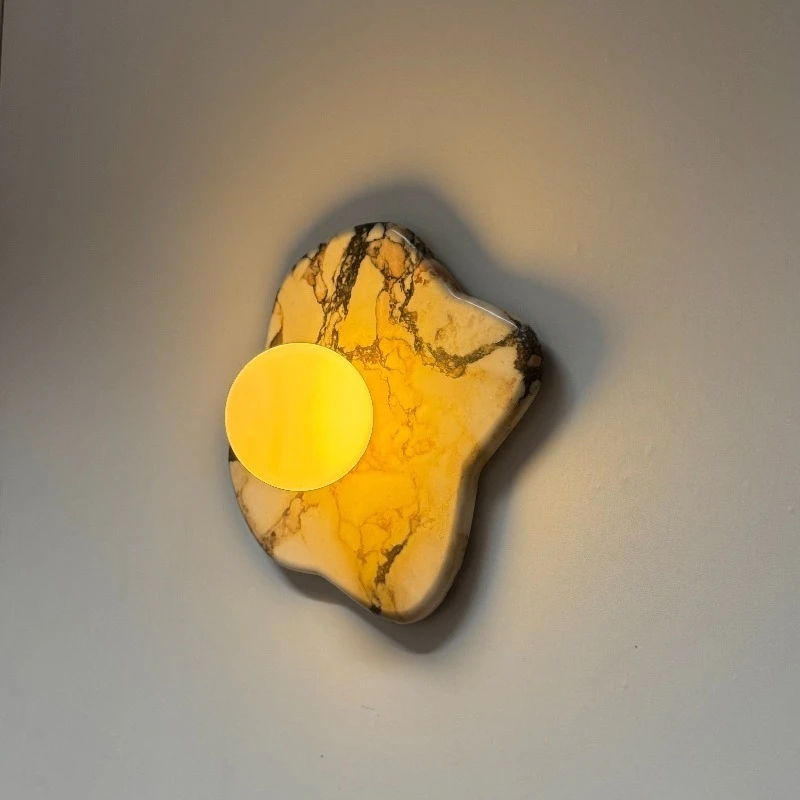 Minimalist Natural Marble Wall Lamp, Designer Style for Living Room Background Wall, Model Room & Bedroom Bedside Decor Light
Minimalist Natural Marble Wall Lamp, Designer Style for Living Room Background Wall, Model Room & Bedroom Bedside Decor Light