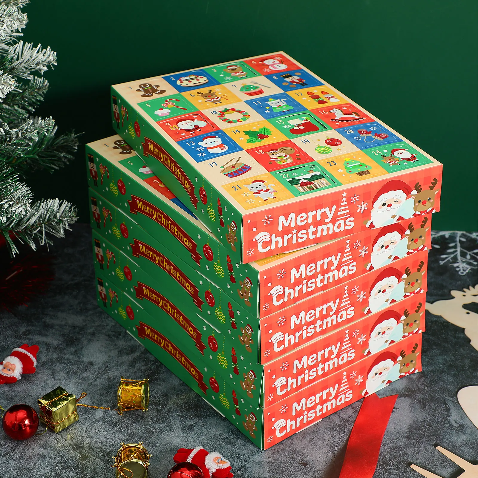 5pcs Christmas Advent Calendar Boxes Empty Paper Gift Boxes Diy Countdown Treat Containers For Holiday Party Favors Candy Decor
5pcs Christmas Advent Calendar Boxes Empty Paper Gift Boxes Diy Countdown Treat Containers For Holiday Party Favors Candy Decor
