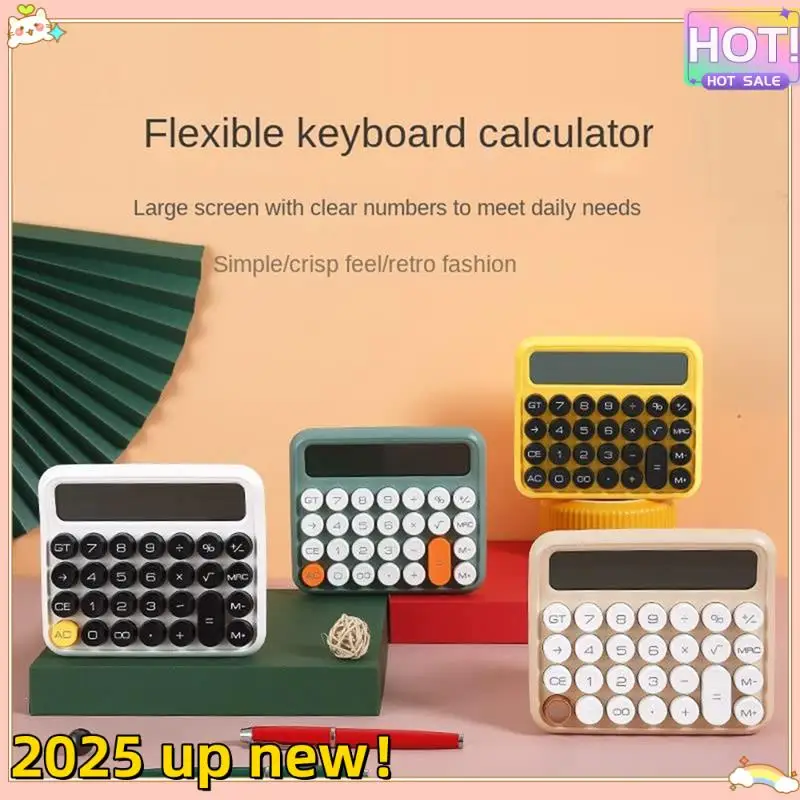 Classy-12 Digits Desktop Large LCD Display Calculator Large Button Financial Calculator Beige
Classy-12 Digits Desktop Large LCD Display Calculator Large Button Financial Calculator Beige