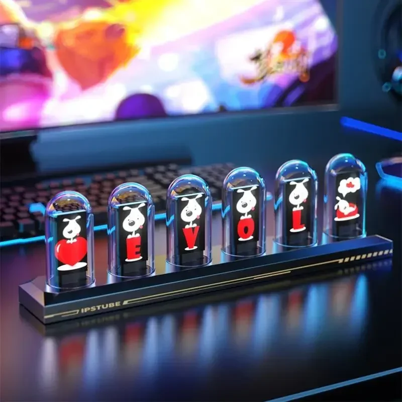 Топ! Часы RGB Nixie Tube, светодиодные светящиеся IPS цветной экран, сделай сам, аналоговая цифровая трубка, ночные огни, игровой настольный подарок для украшения дома
Топ! Часы RGB Nixie Tube, светодиодные светящиеся IPS цветной экран, сделай сам, аналоговая цифровая трубка, ночные огни, игровой настольный подарок для украшения дома