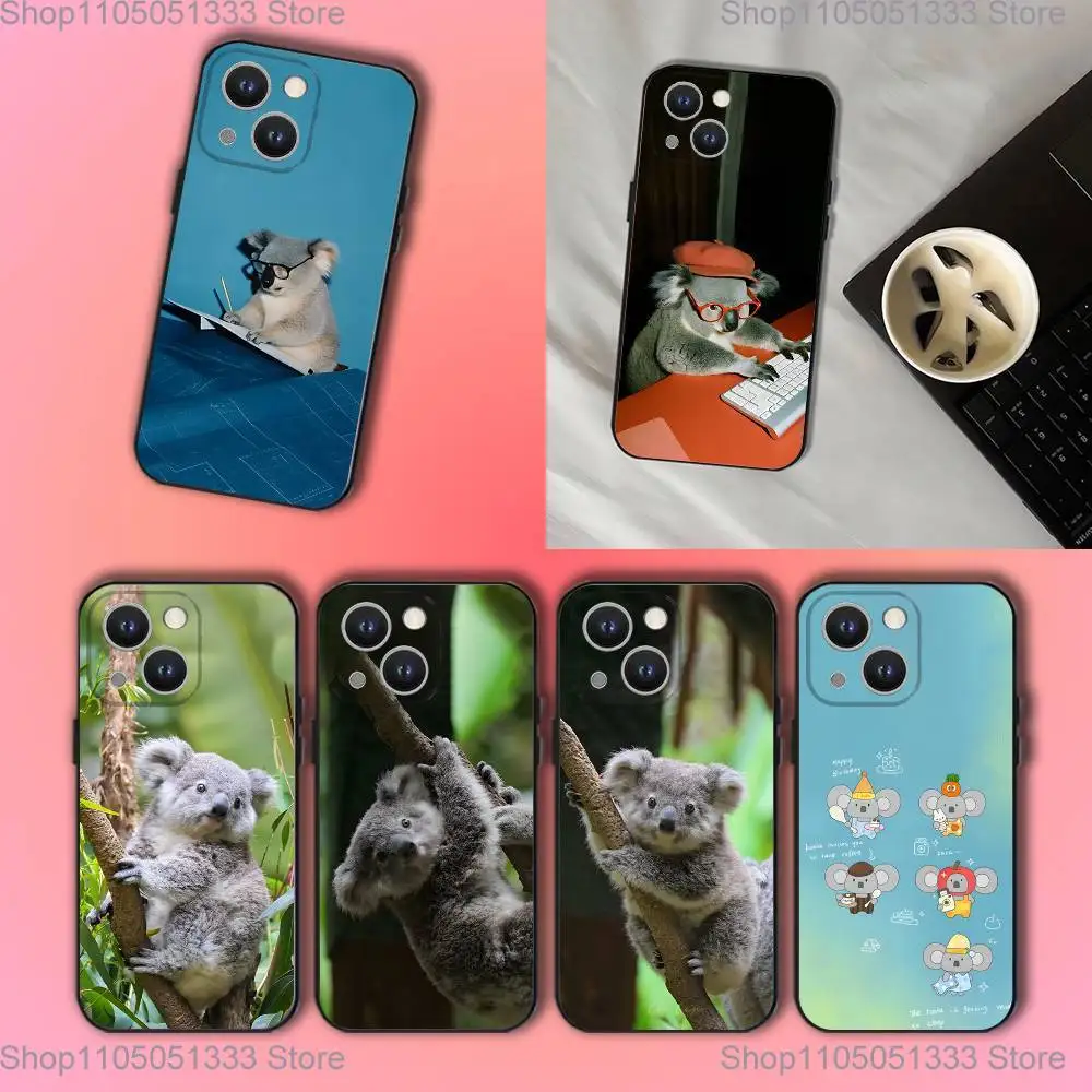 Funny Cute Cartoon Koala Phone Case For iPhone 17,16,15,14,13,12,11,Pro,XS,Max,XR,Plus,E,SE4,Mini Black Soft Cover
Funny Cute Cartoon Koala Phone Case For iPhone 17,16,15,14,13,12,11,Pro,XS,Max,XR,Plus,E,SE4,Mini Black Soft Cover