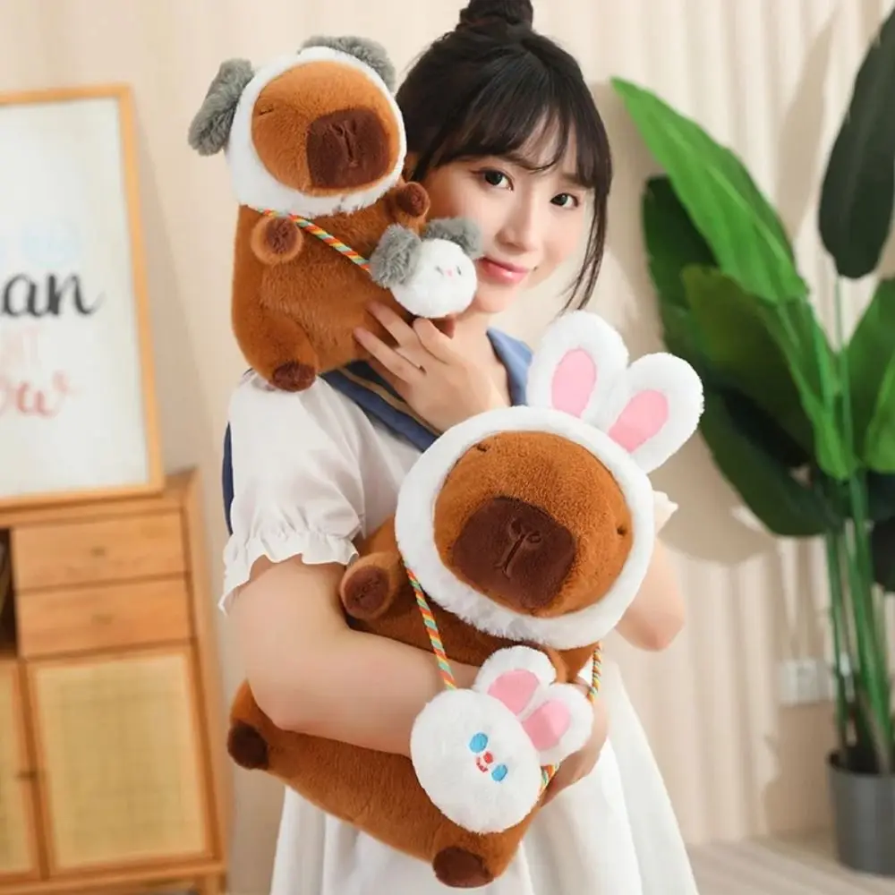 Cute Frog Transforms Capybara Plush Toy Rabbit Dog Capibara Anime Fluffty Toy Simulation Cartoon Capybara Plush Doll Home Decor
Cute Frog Transforms Capybara Plush Toy Rabbit Dog Capibara Anime Fluffty Toy Simulation Cartoon Capybara Plush Doll Home Decor