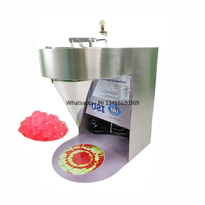 Best Selling 35kg/h Pearls Bursting Ball Making Machine Milk Tea Bead Forming Popping Maker of Bubble
Best Selling 35kg/h Pearls Bursting Ball Making Machine Milk Tea Bead Forming Popping Maker of Bubble